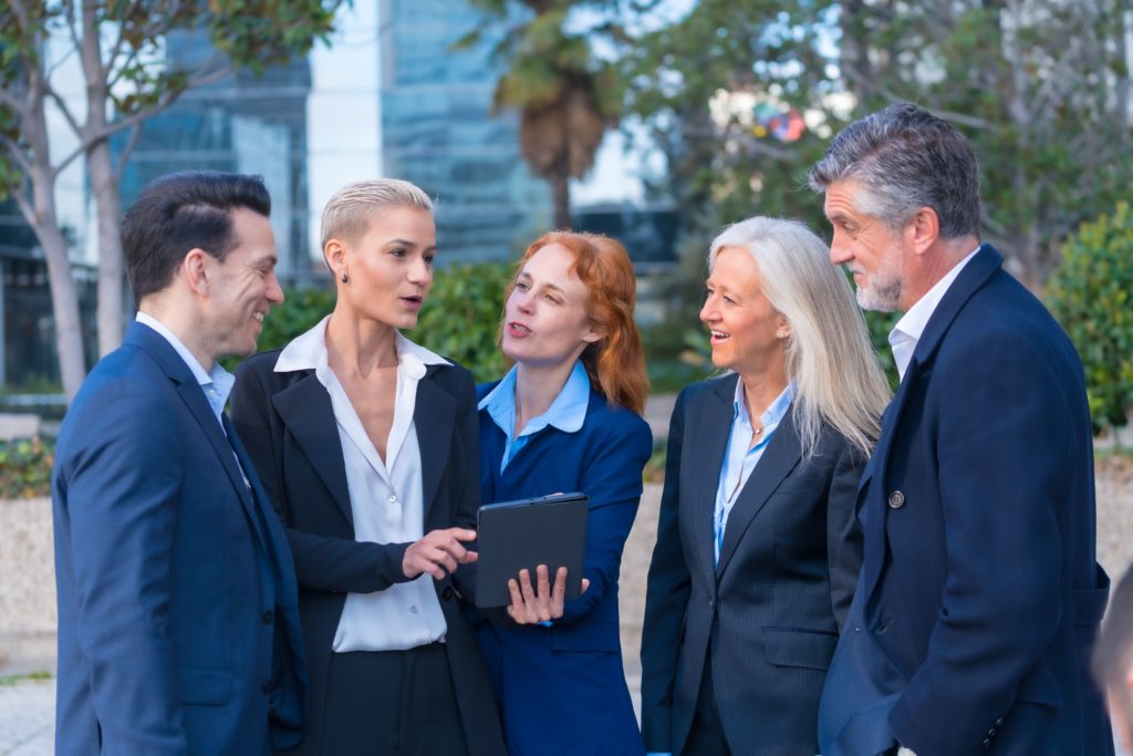 Group of business professionals