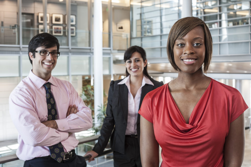 Team of business people