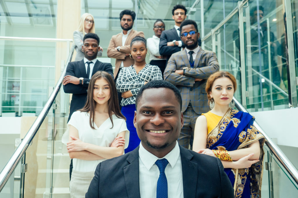 Multi Nationality of business people
