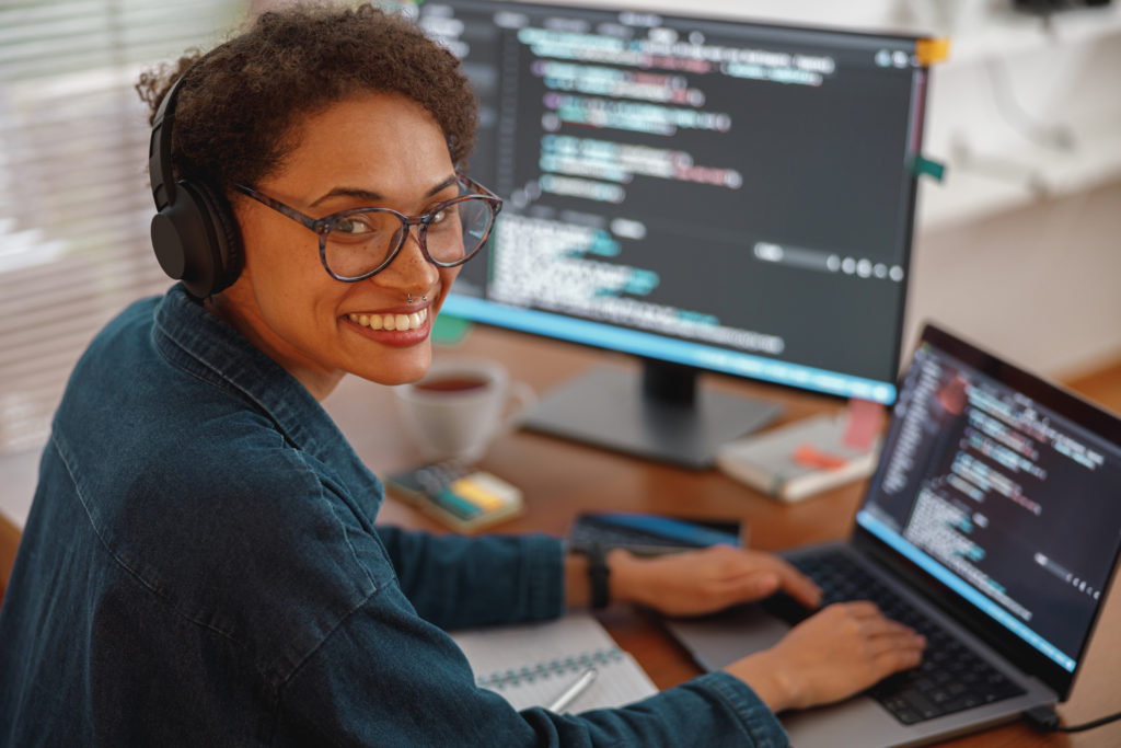 Female freelancer